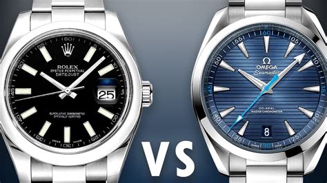 omega aqua terra vs rolex datejust ii|Rolex Datejust vs omega.